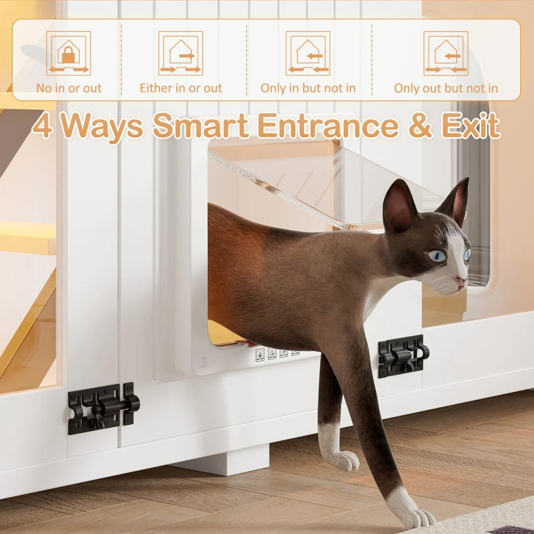 47.25" Large Hidden Litter Box Enclosure.