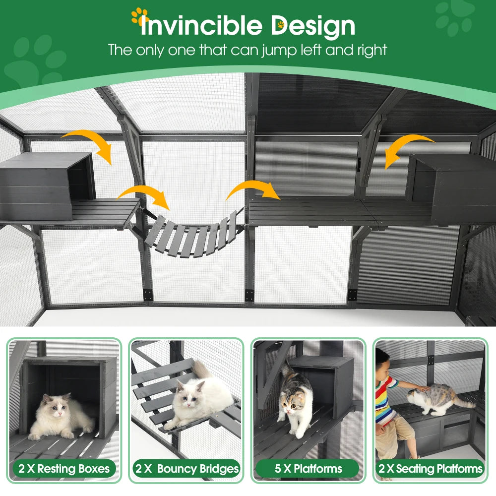 Luxury Cat Cage.