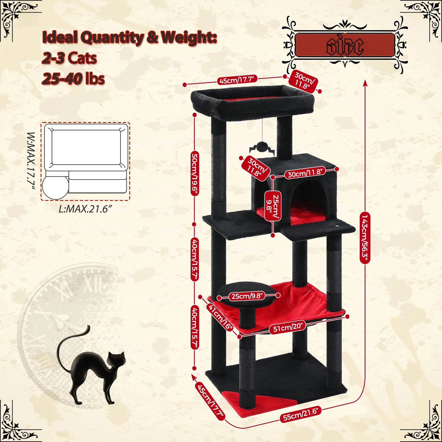 Gothic Cat Tree.