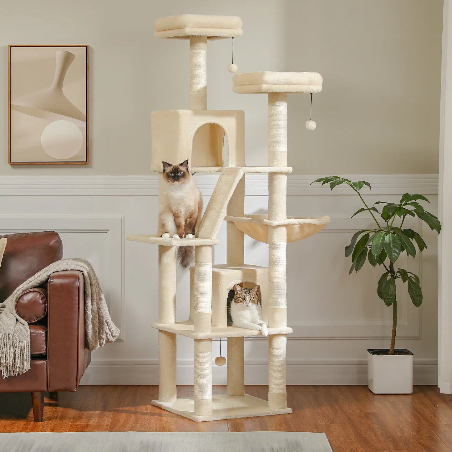 Cat Tree with Plush Condo.