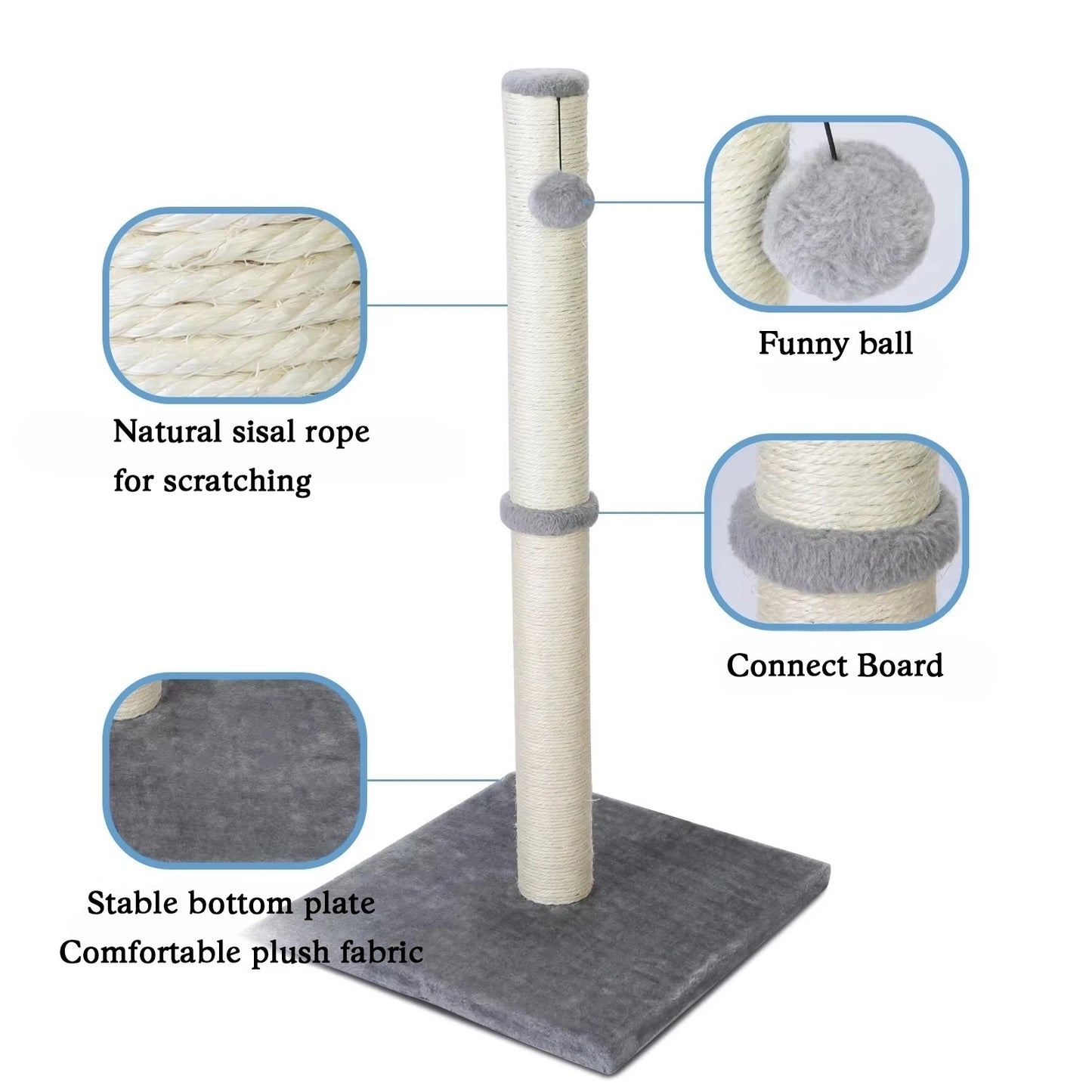 Tall Cat Scratching Posts.