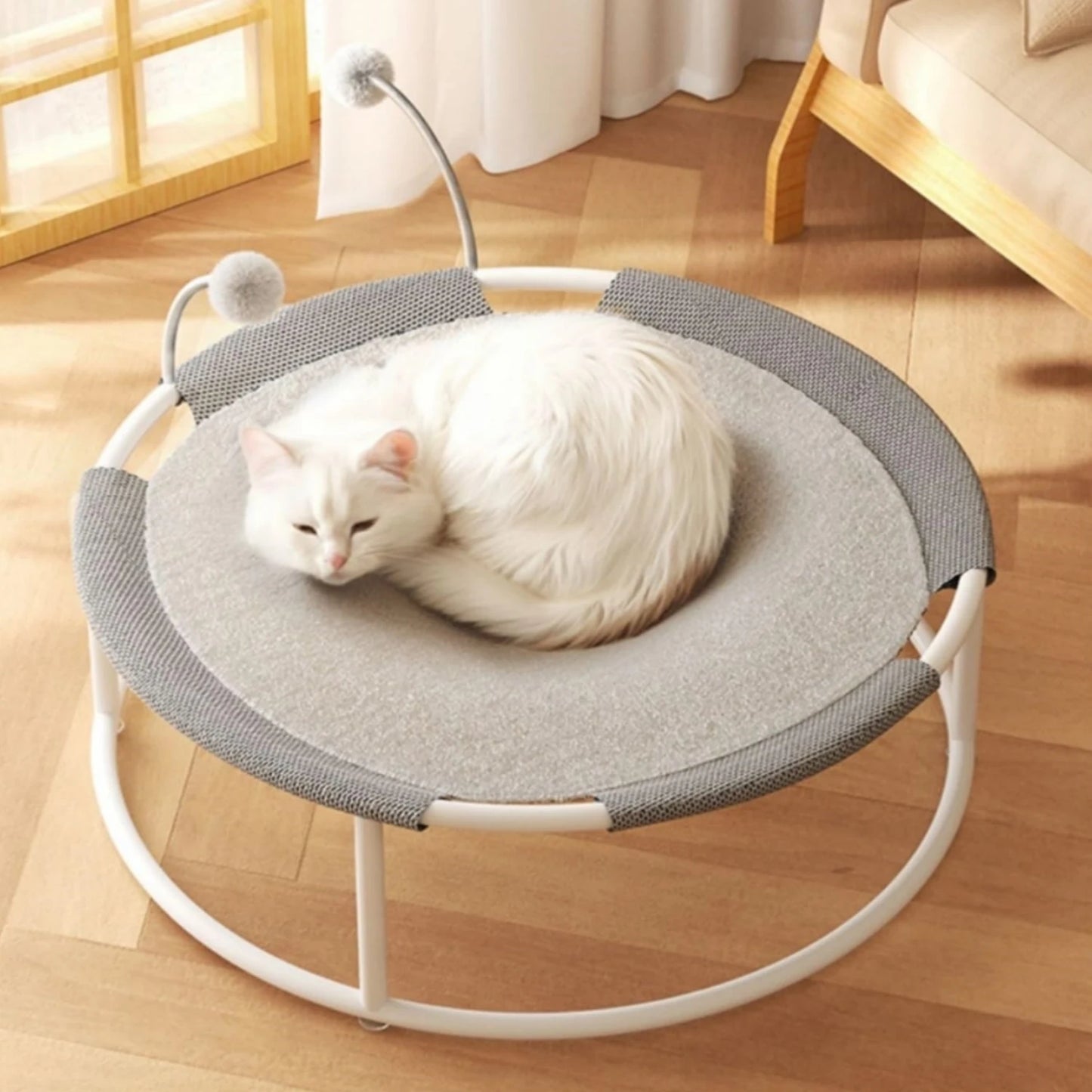 1 Raised Cat Hammock Bed.