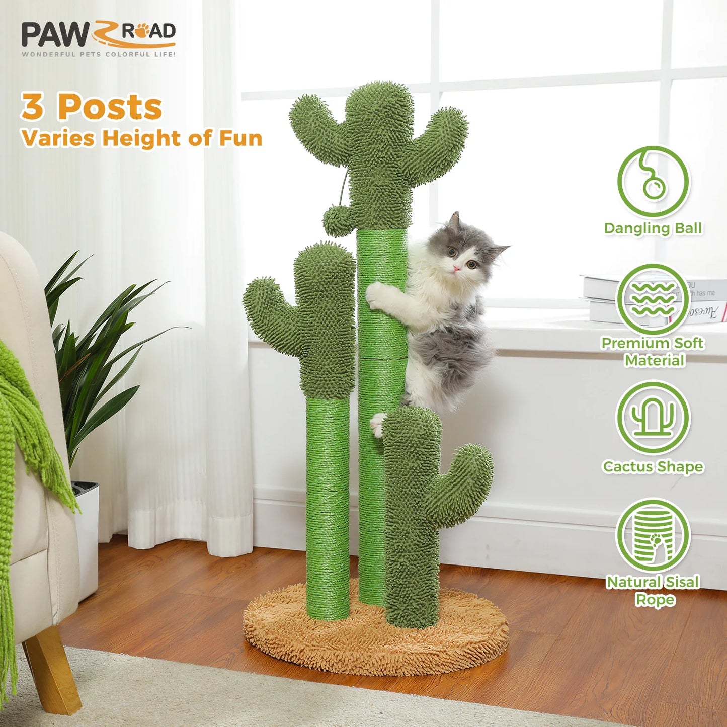 Cactus Cat Scratching Post.