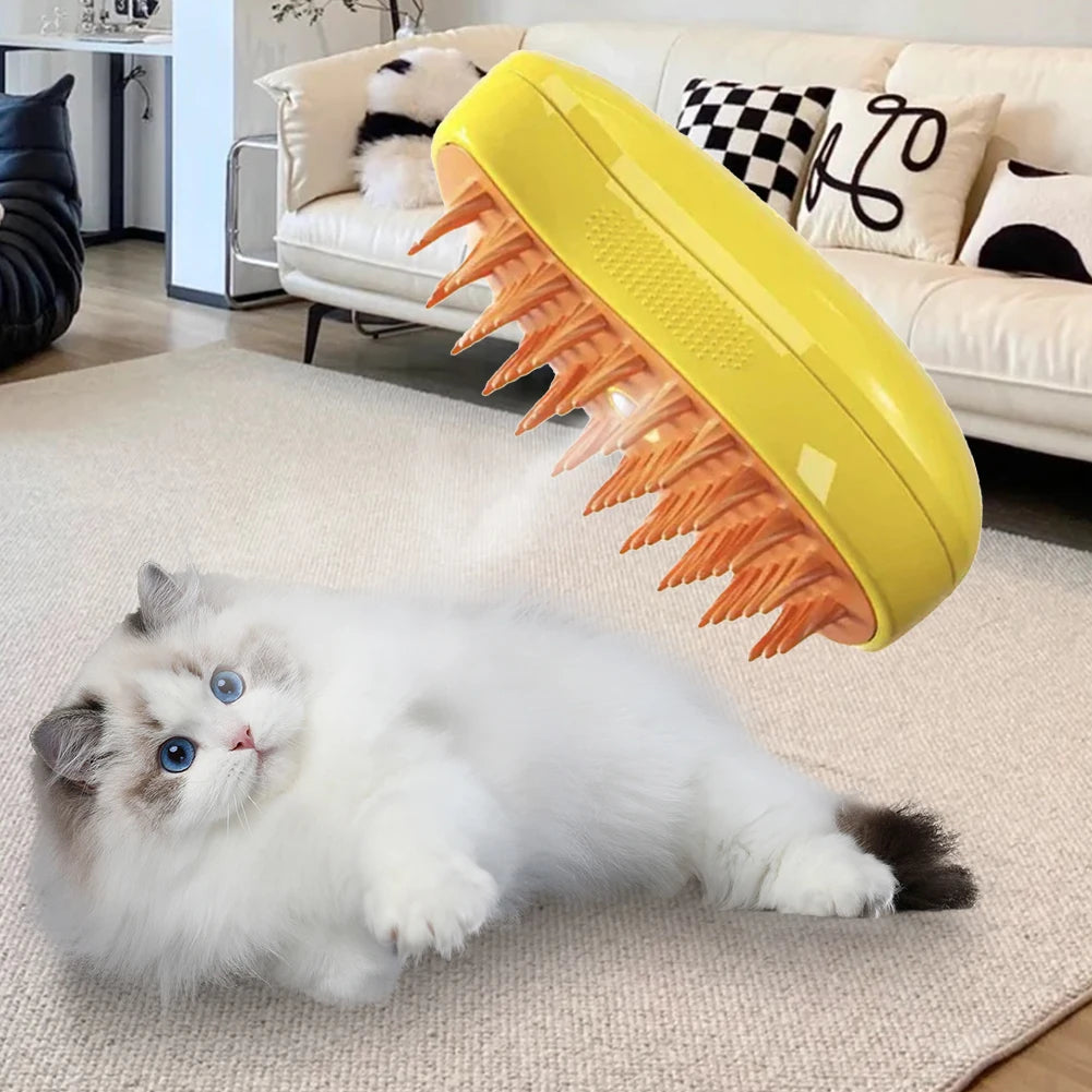 3 In 1 Cat Steamer Brush.