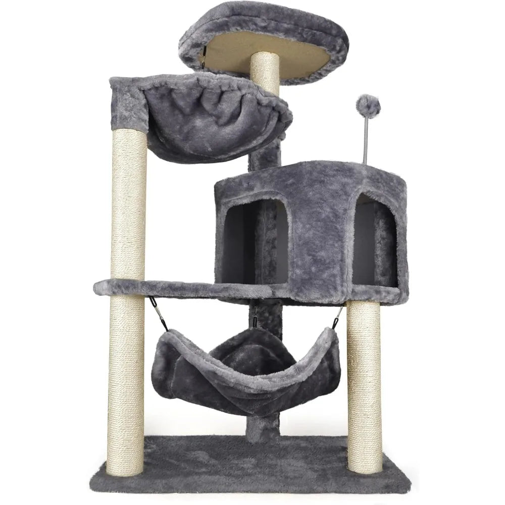 Cat Tree with Large Hammock.