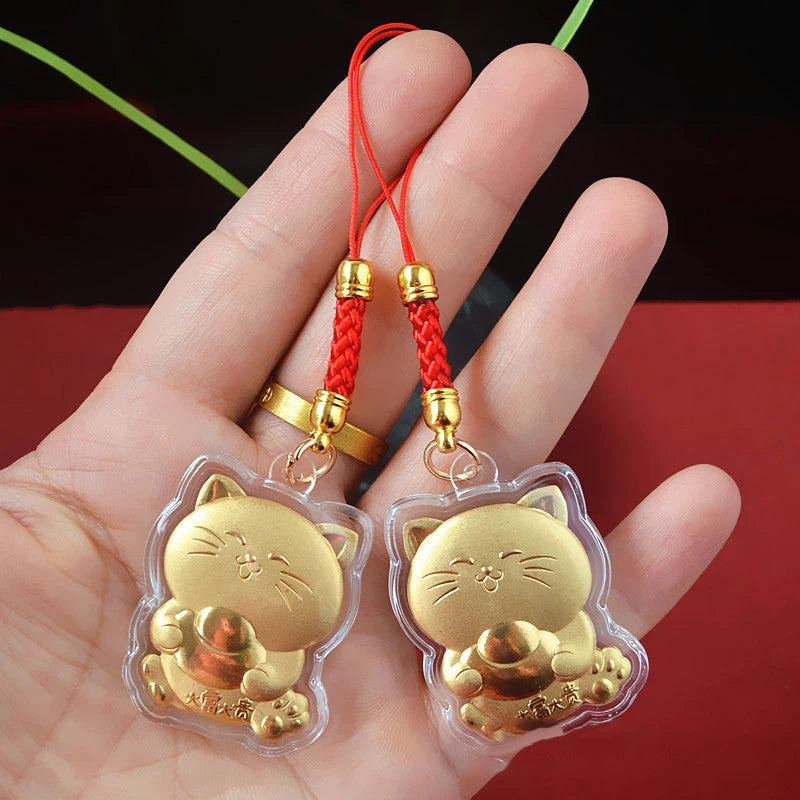 Acrylic Lucky Cat.