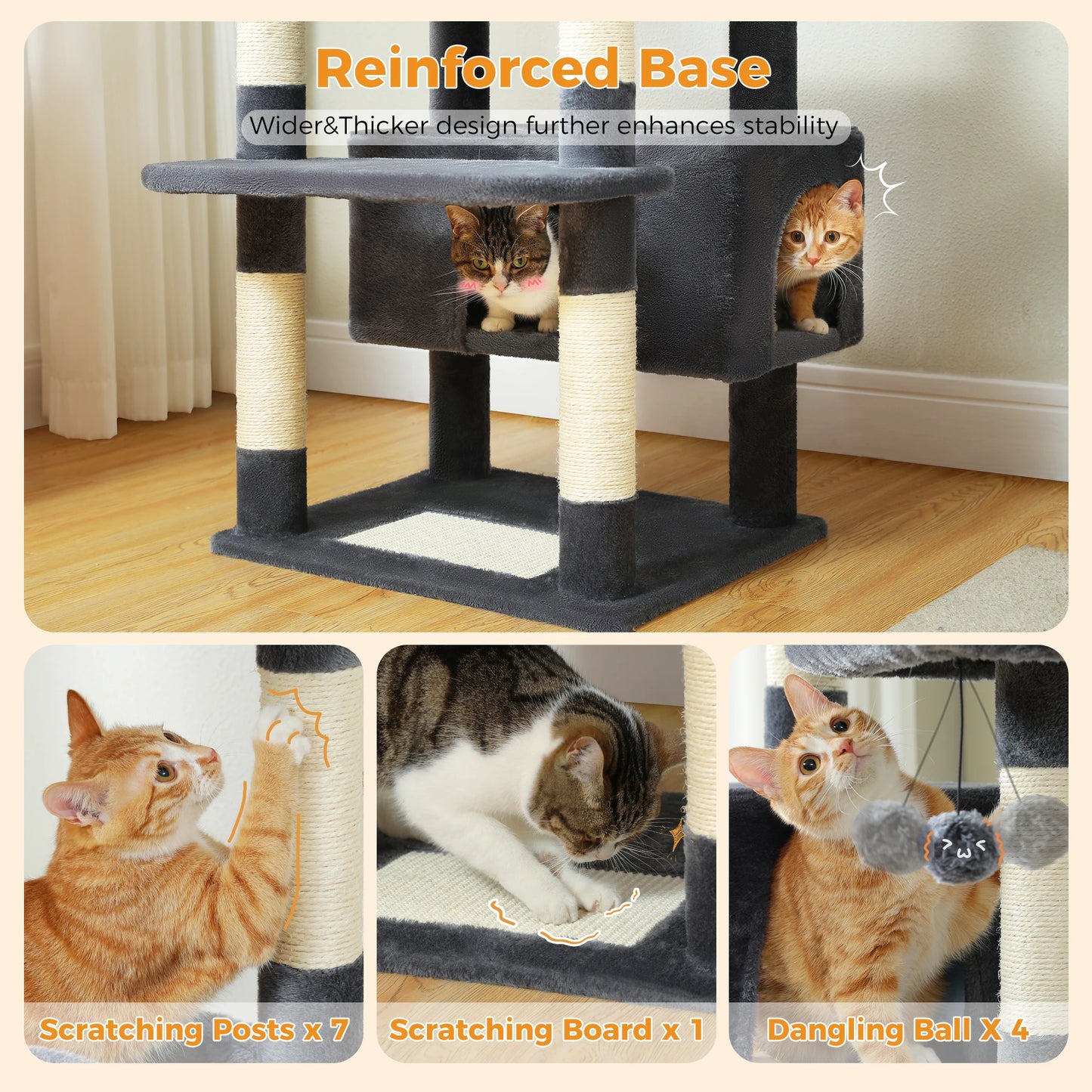 Large Cat Tree Tower.