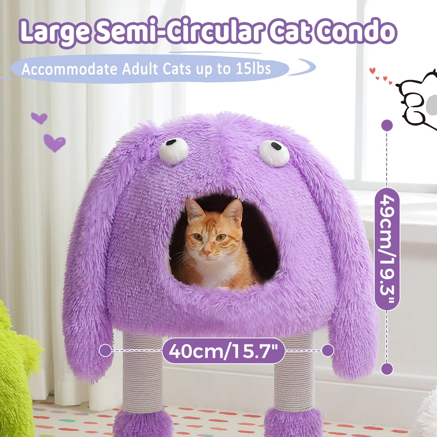 2 in 1 Cat Tree.