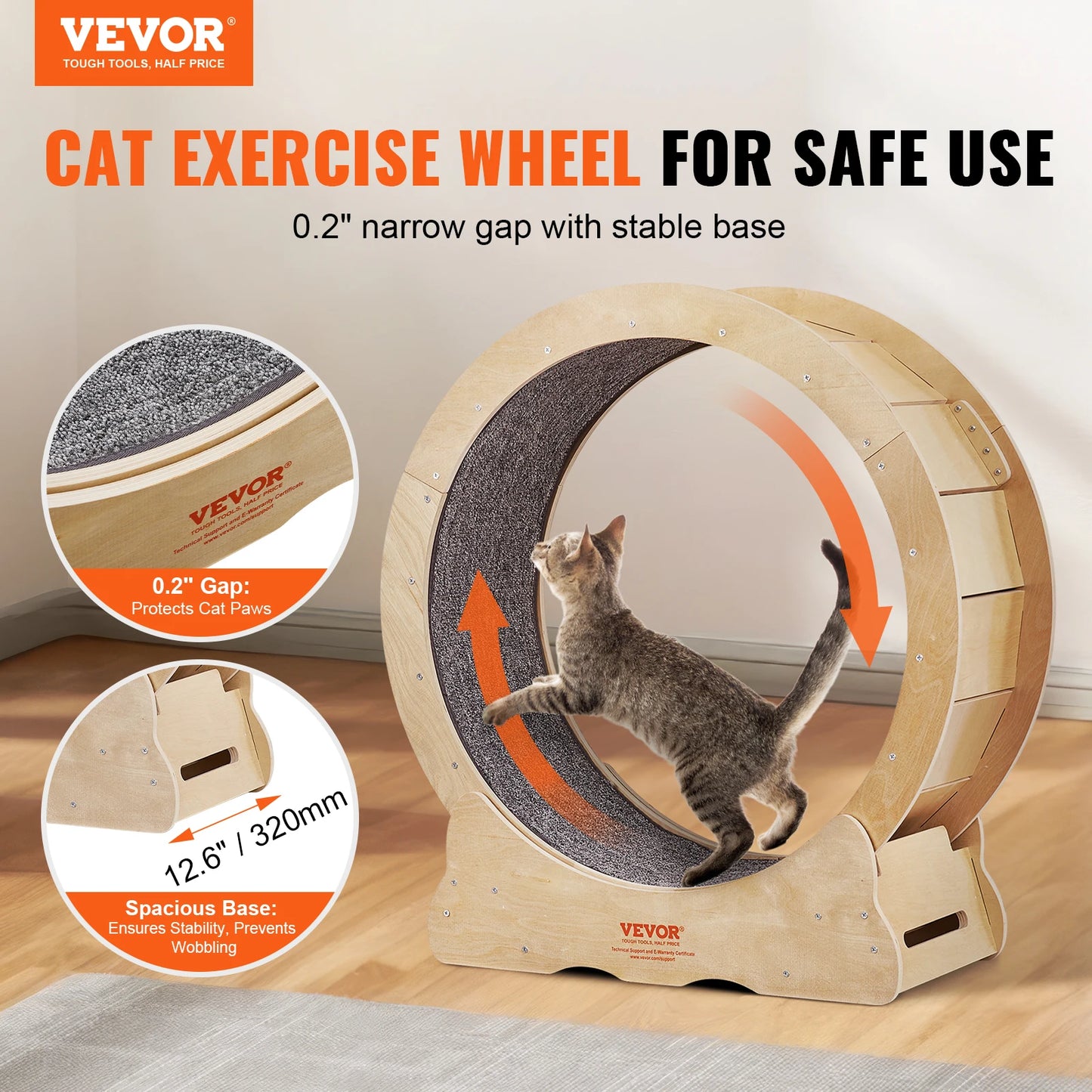 VEVOR Cat Exercise Wheel.