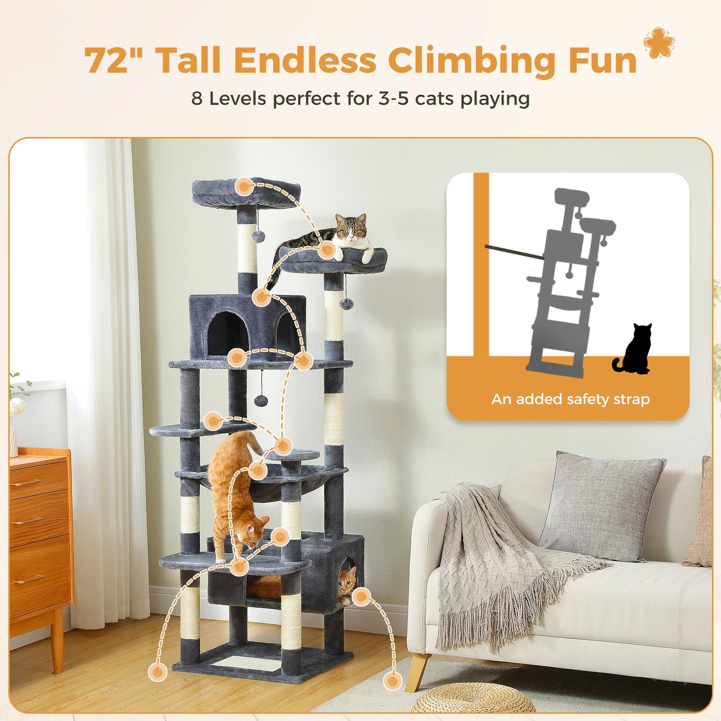 Large Cat Tree Tower.