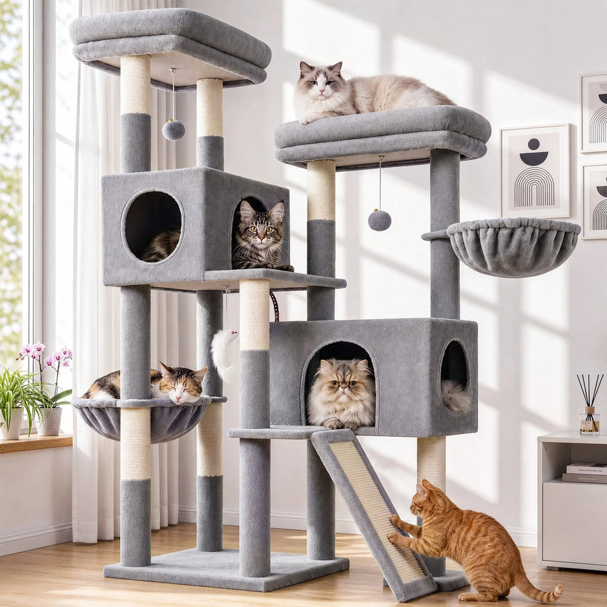 Cat Scratcher Tree for Large Cats.
