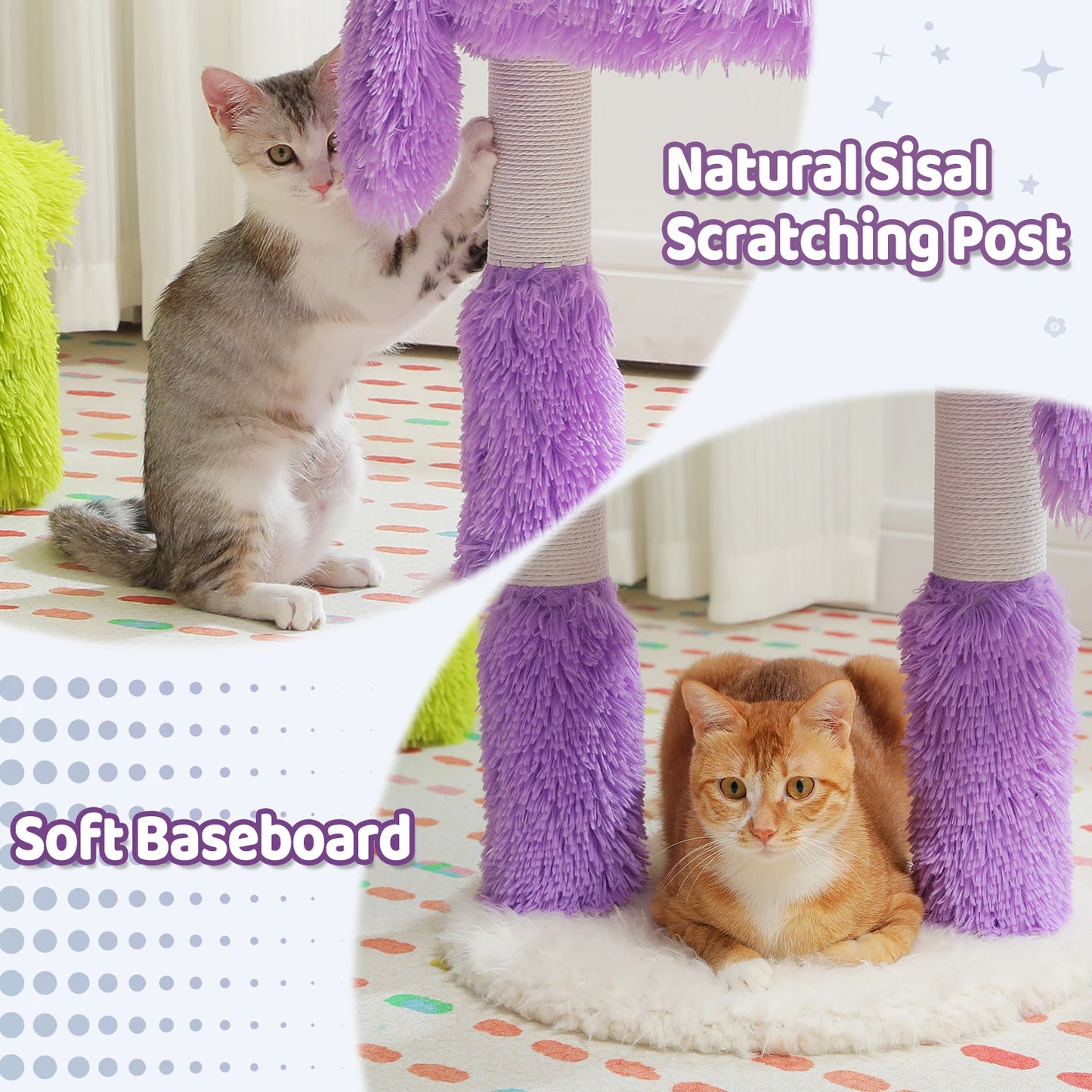 2 in 1 Cat Tree.