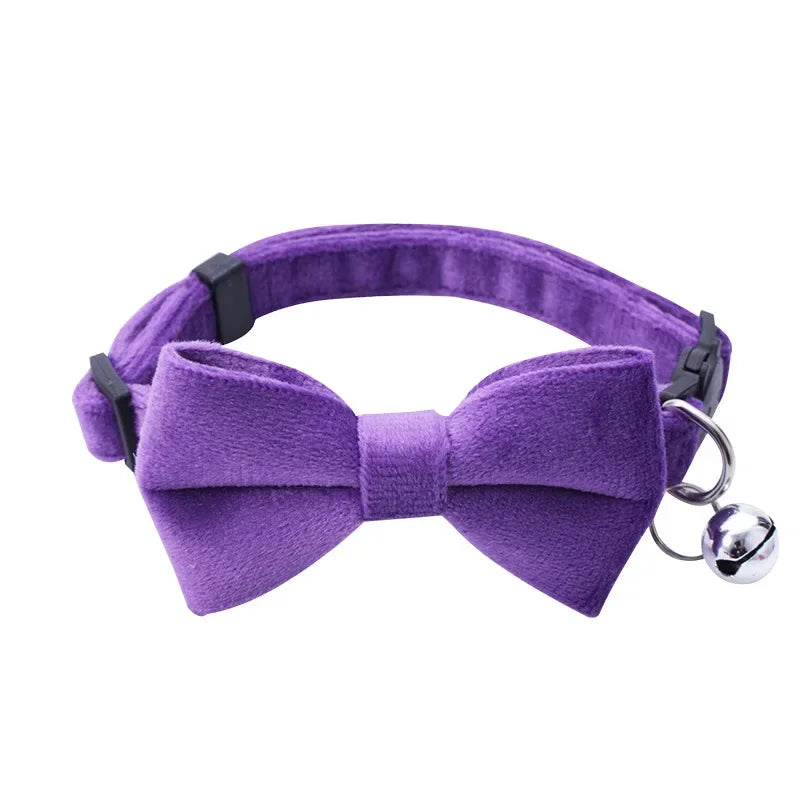Adjustable Cat Bow Collar.