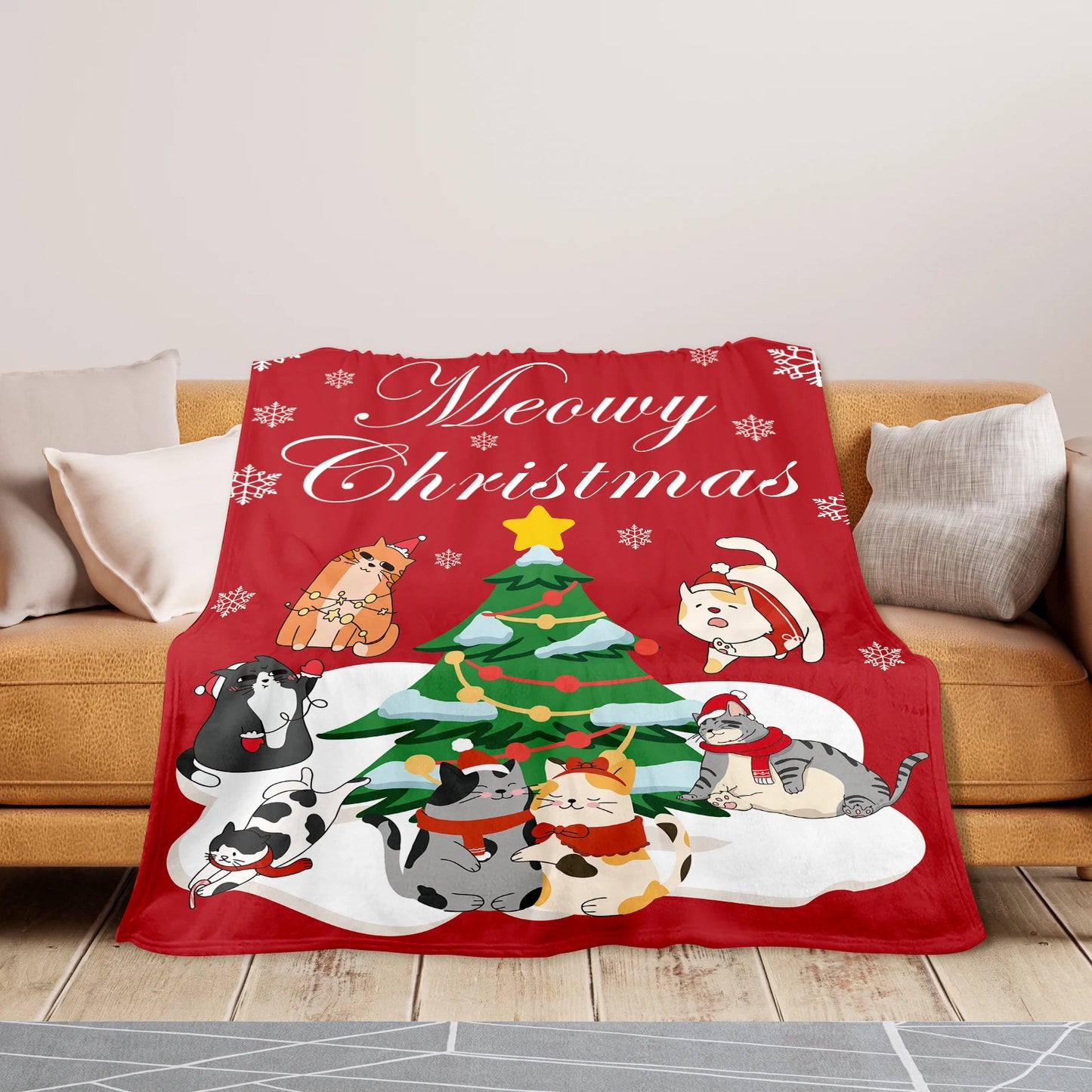 Christmas Flannel Throw Blanket.