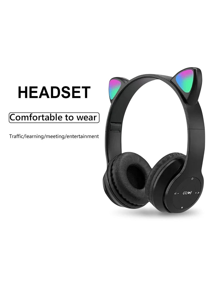 Wireless Headphones Cat Ear.