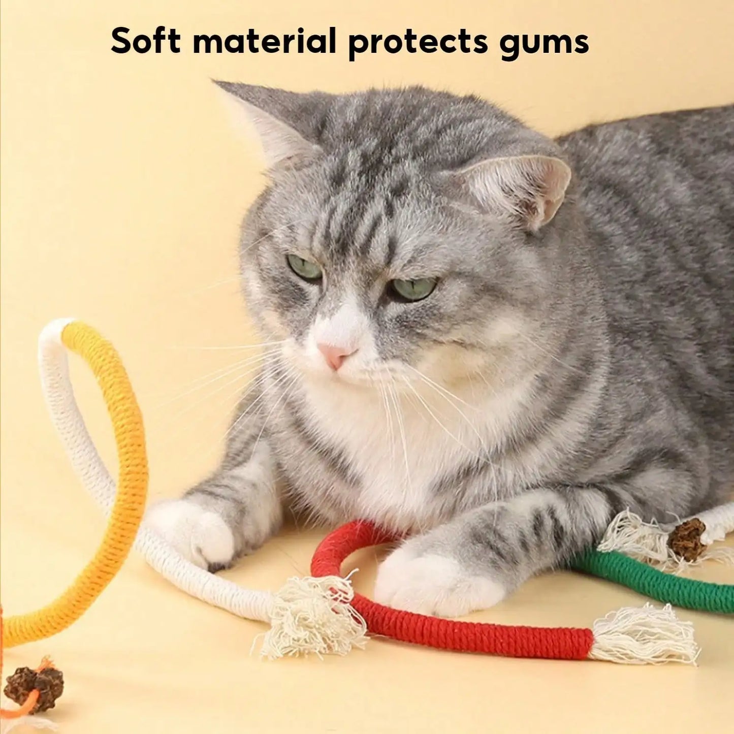 Cotton Chew Rope Cat Toy.