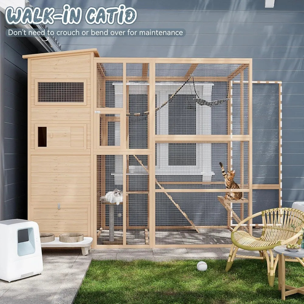 Outdoor Cat Enclosure.