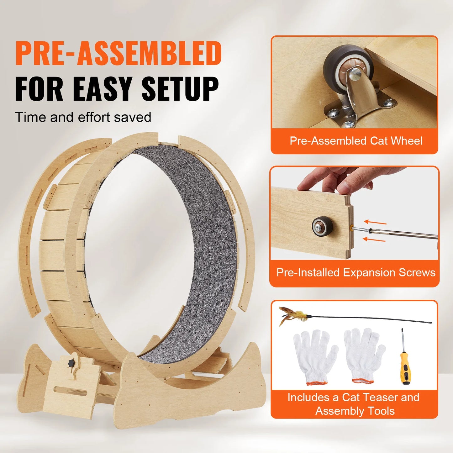 VEVOR Cat Exercise Wheel.