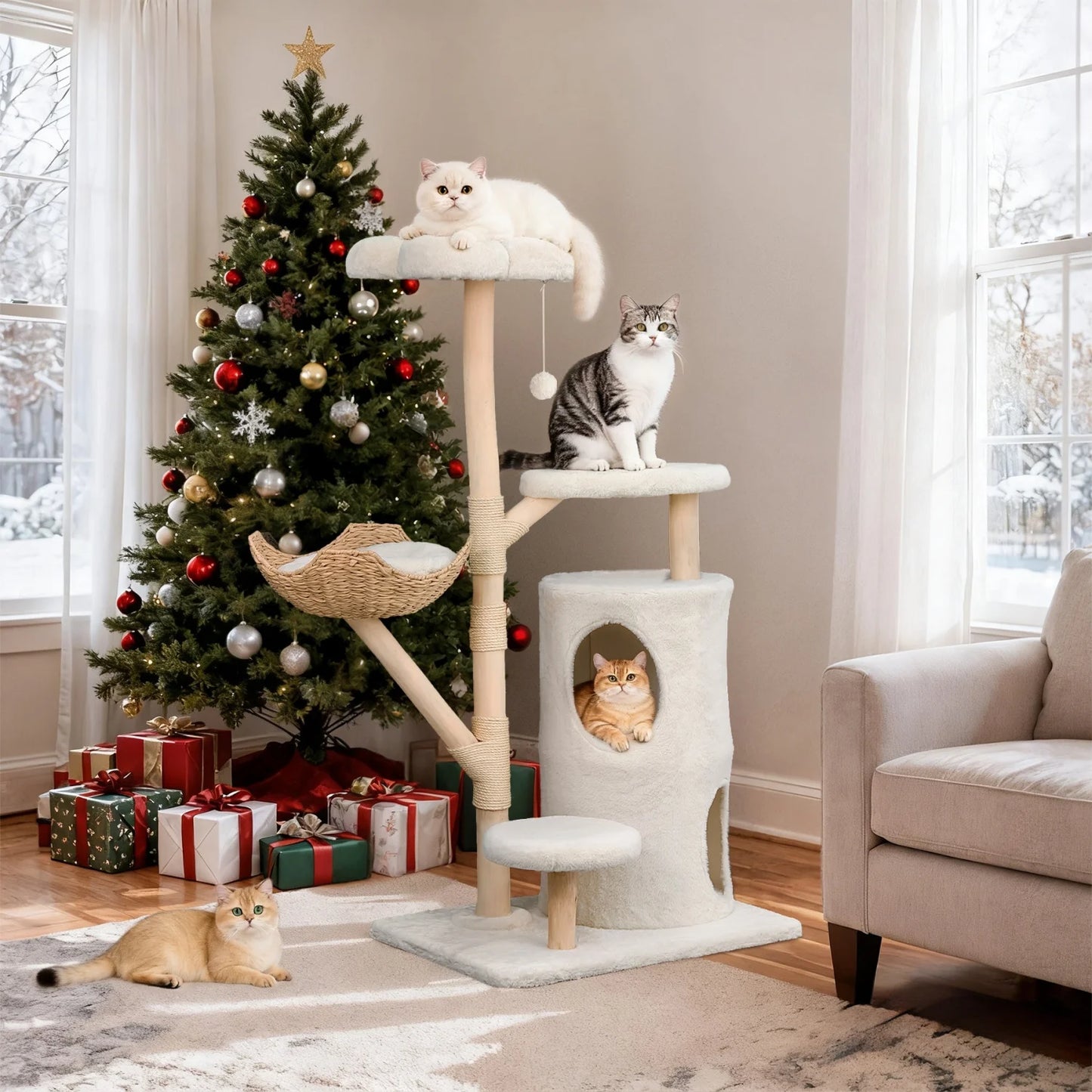Tall Cat Tree.