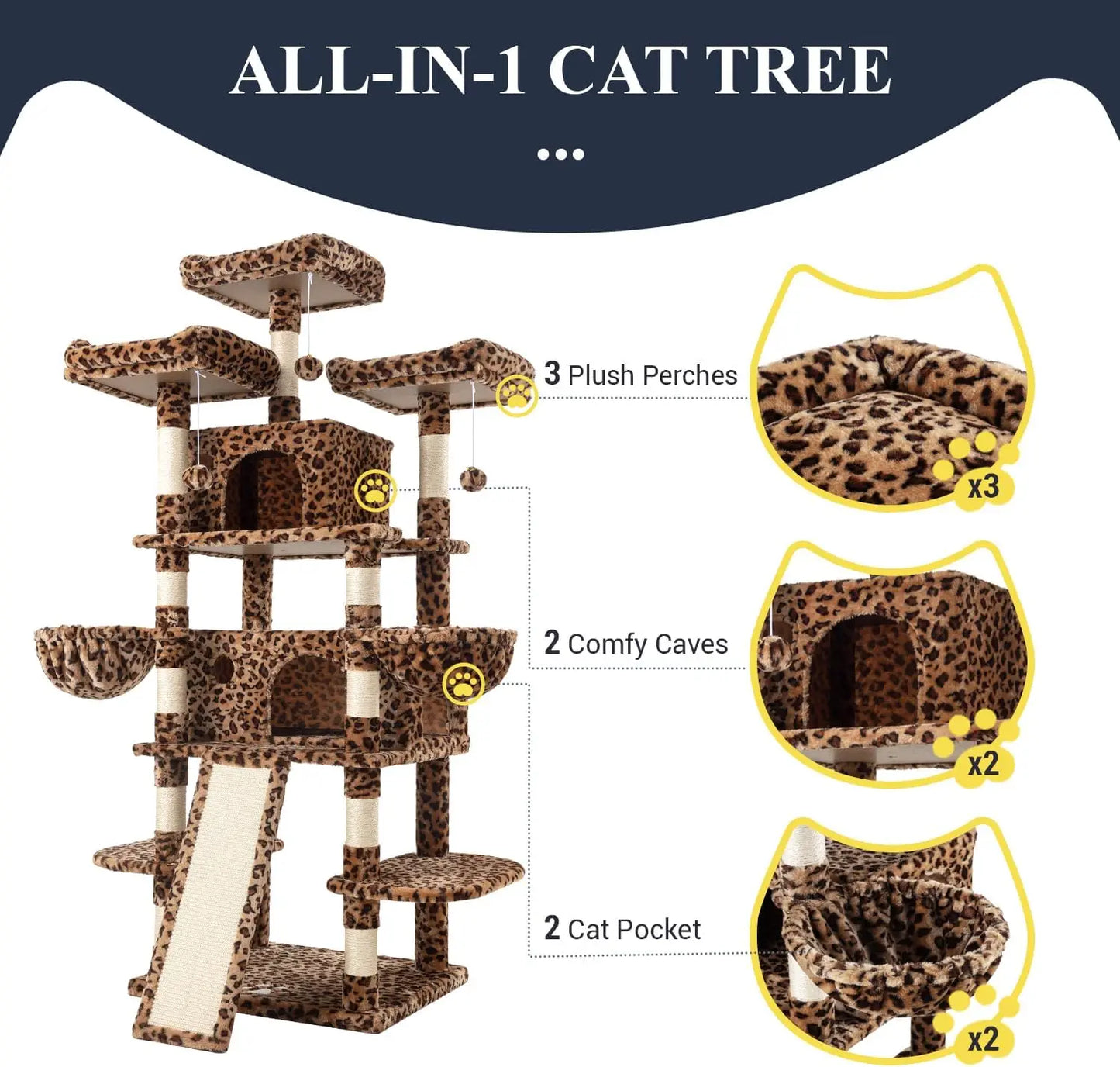 Cat Tree/House and Towers.