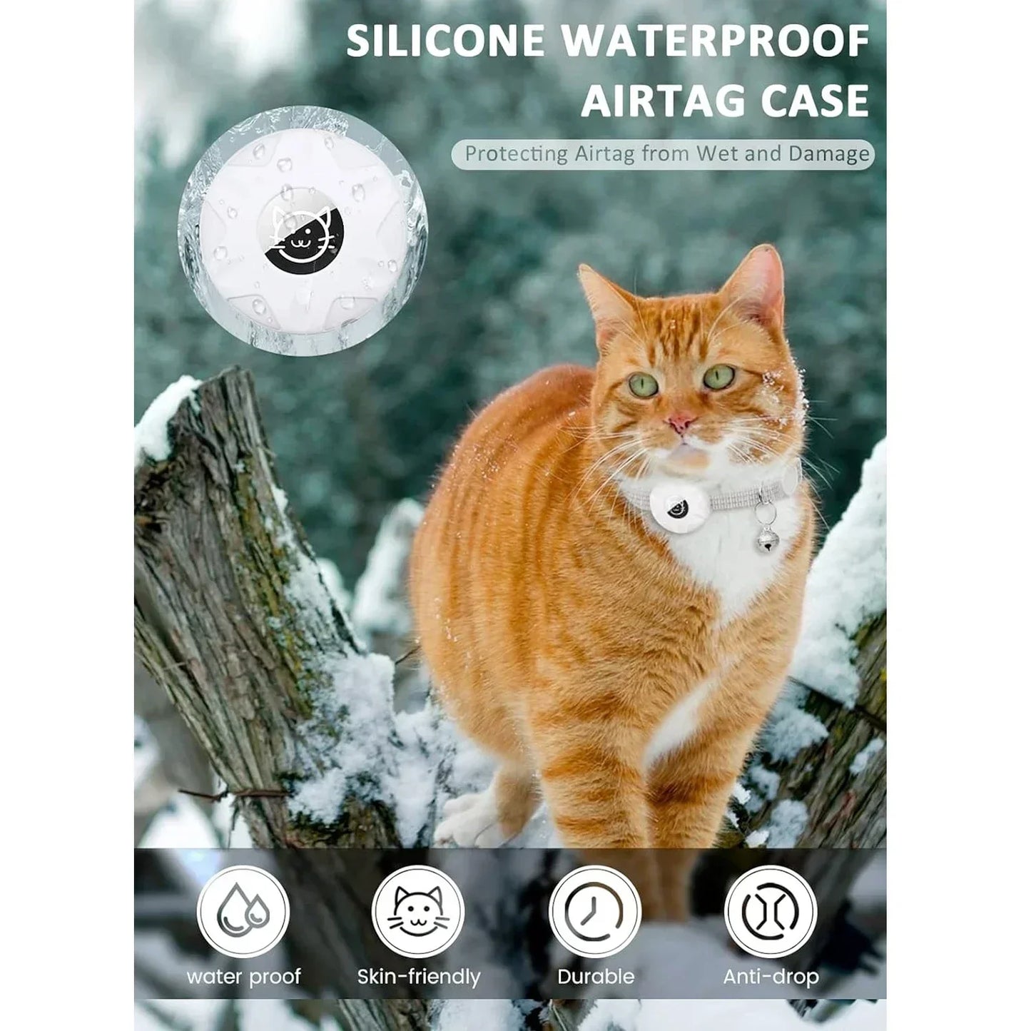 Apple Air Tag Cat Collar.