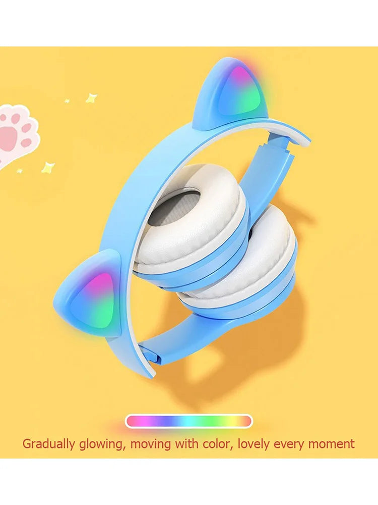 Wireless Headphones Cat Ear.