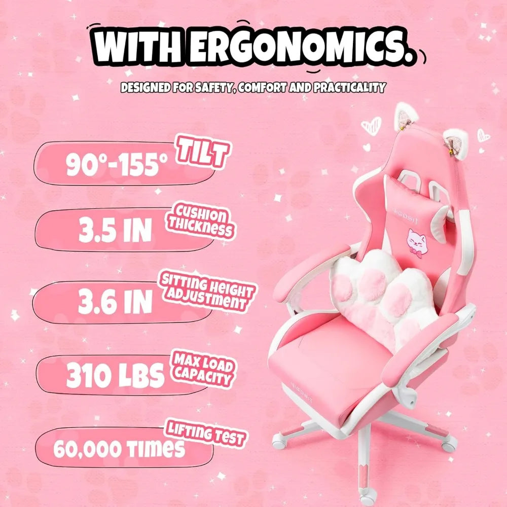Pink Gaming Chair.