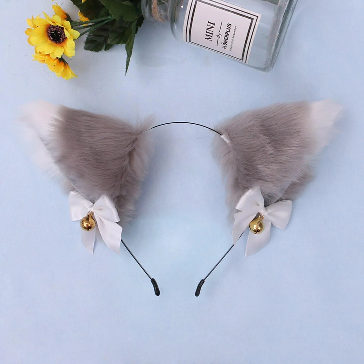 Anime Cat Fox Fur Ear Hair Hoops.
