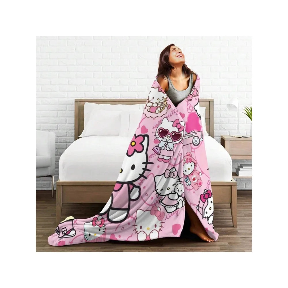 Hello Kitty Flannel Blanket.
