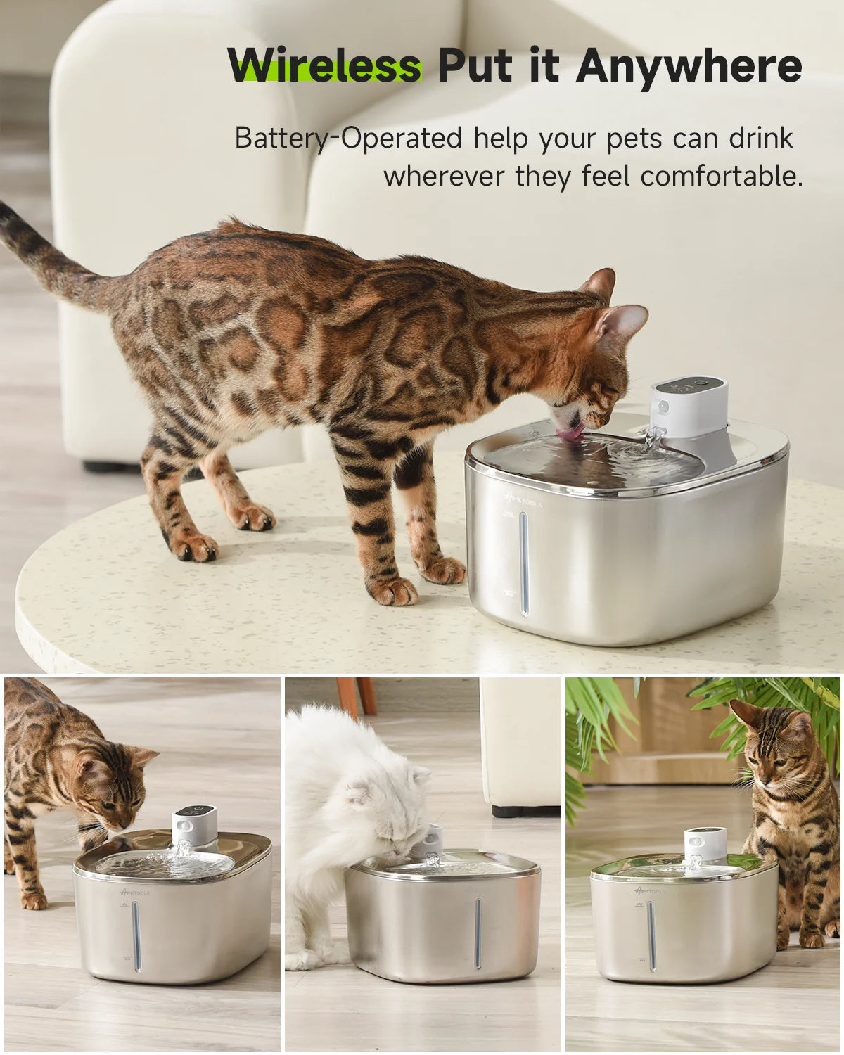 Wireless Cat Water Fountain.