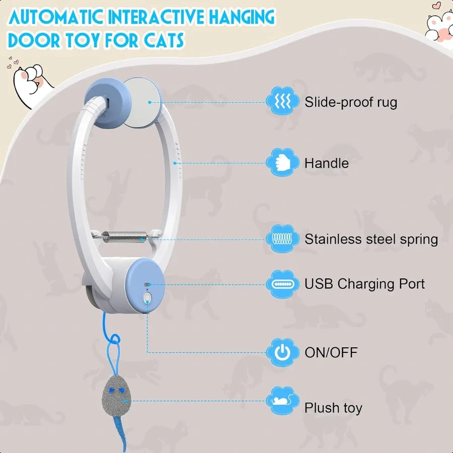 Interactive Automatic Door Cat Toy.