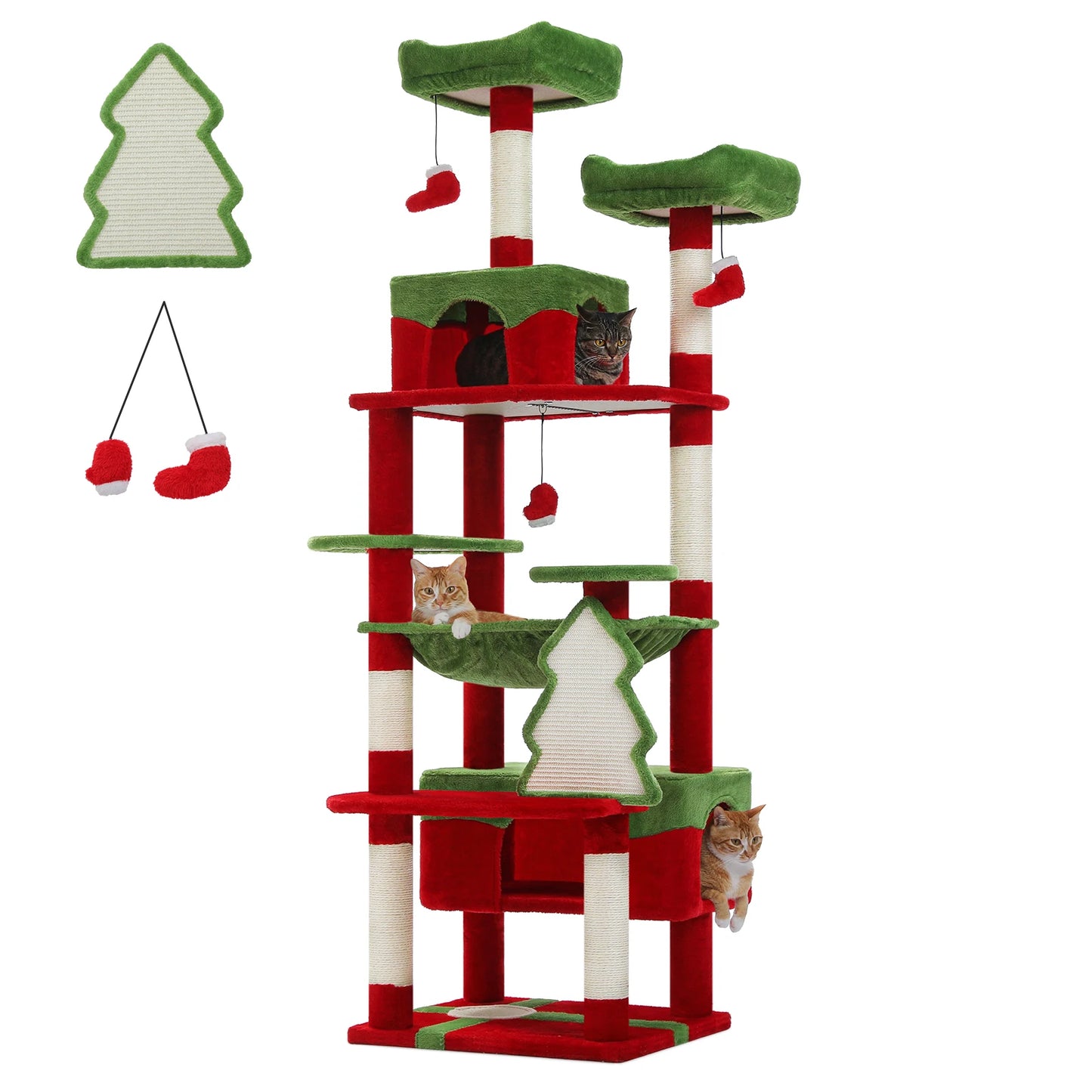 Christmas Cat Tree.