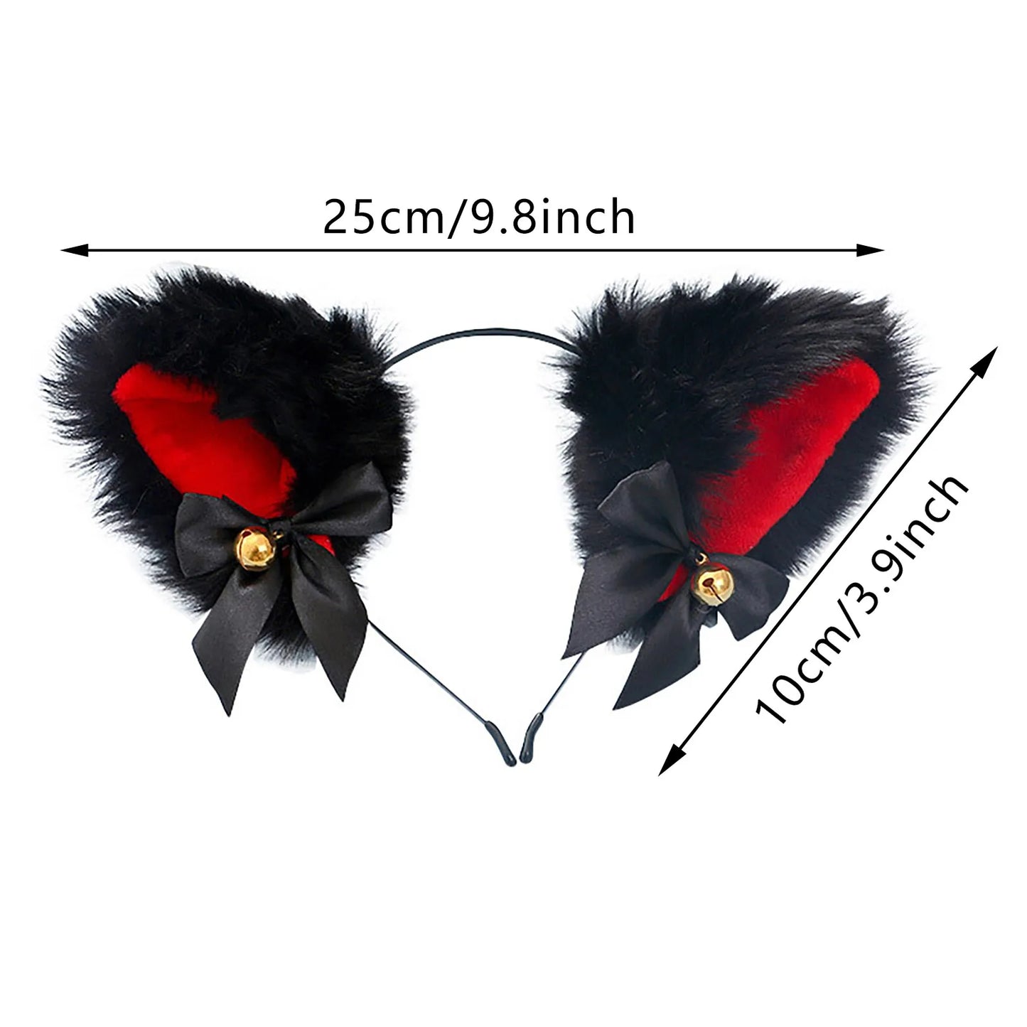 Anime Cat Fox Fur Ear Hair Hoops.