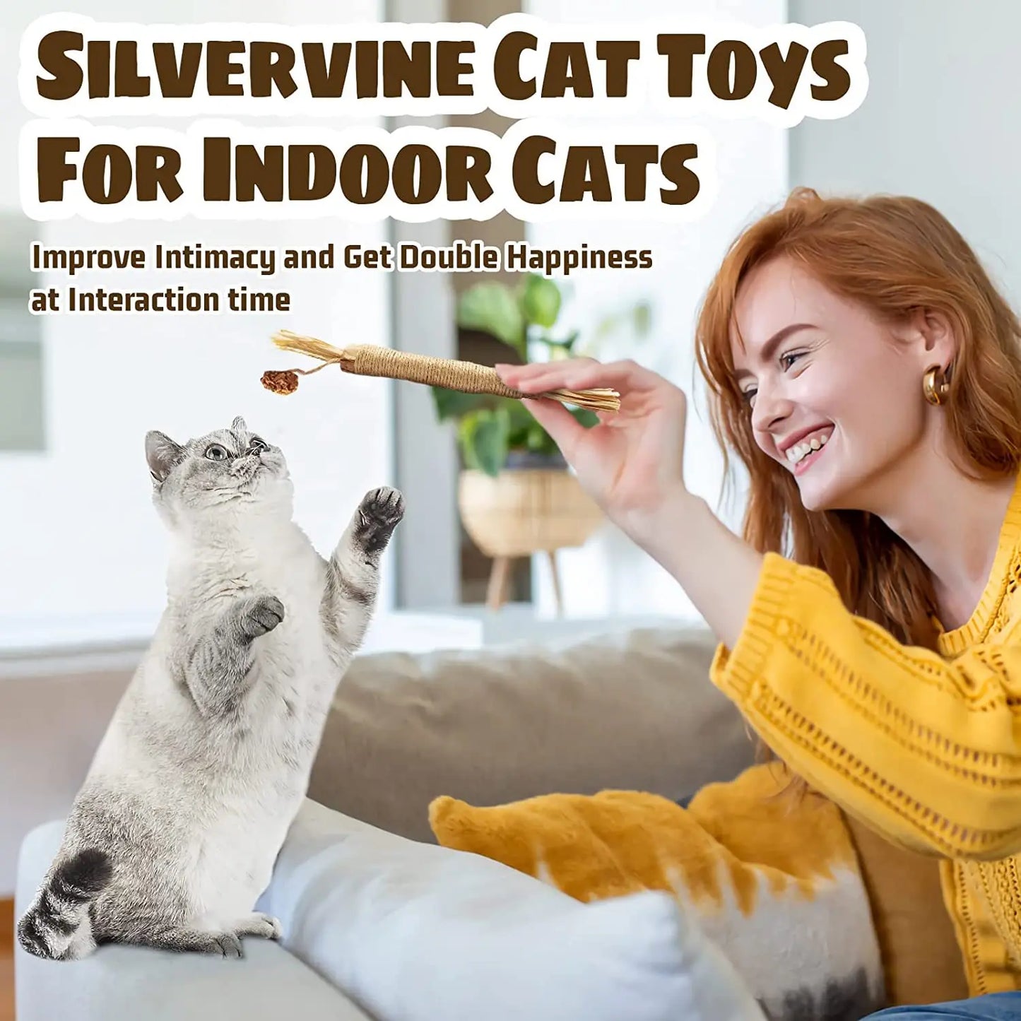 Cat Toy Stick Bite.