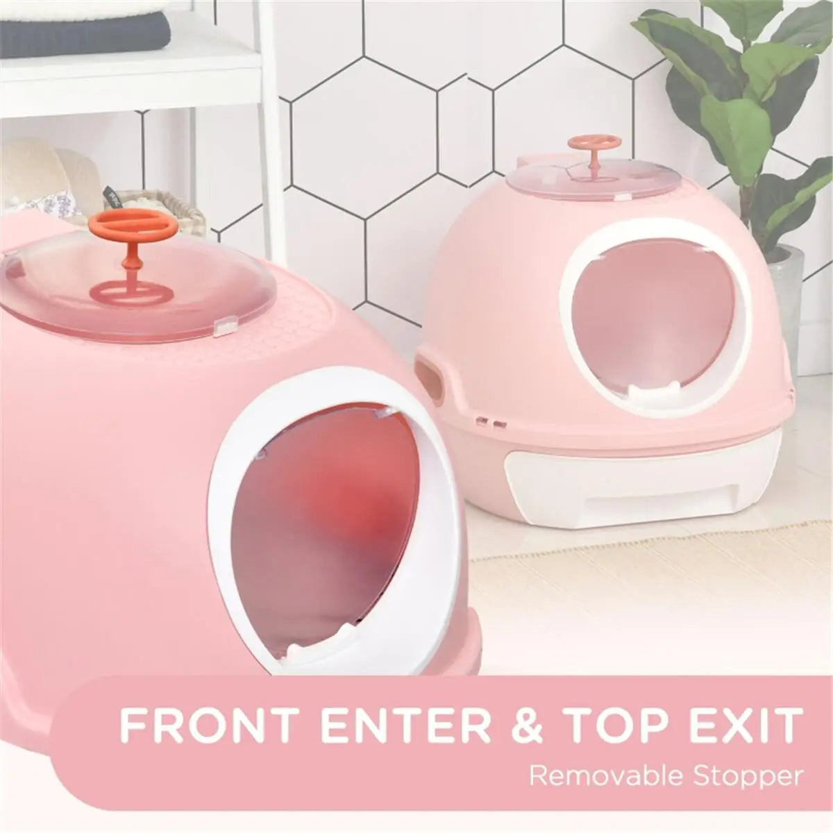Self-Cleaning Cat Litter Box.