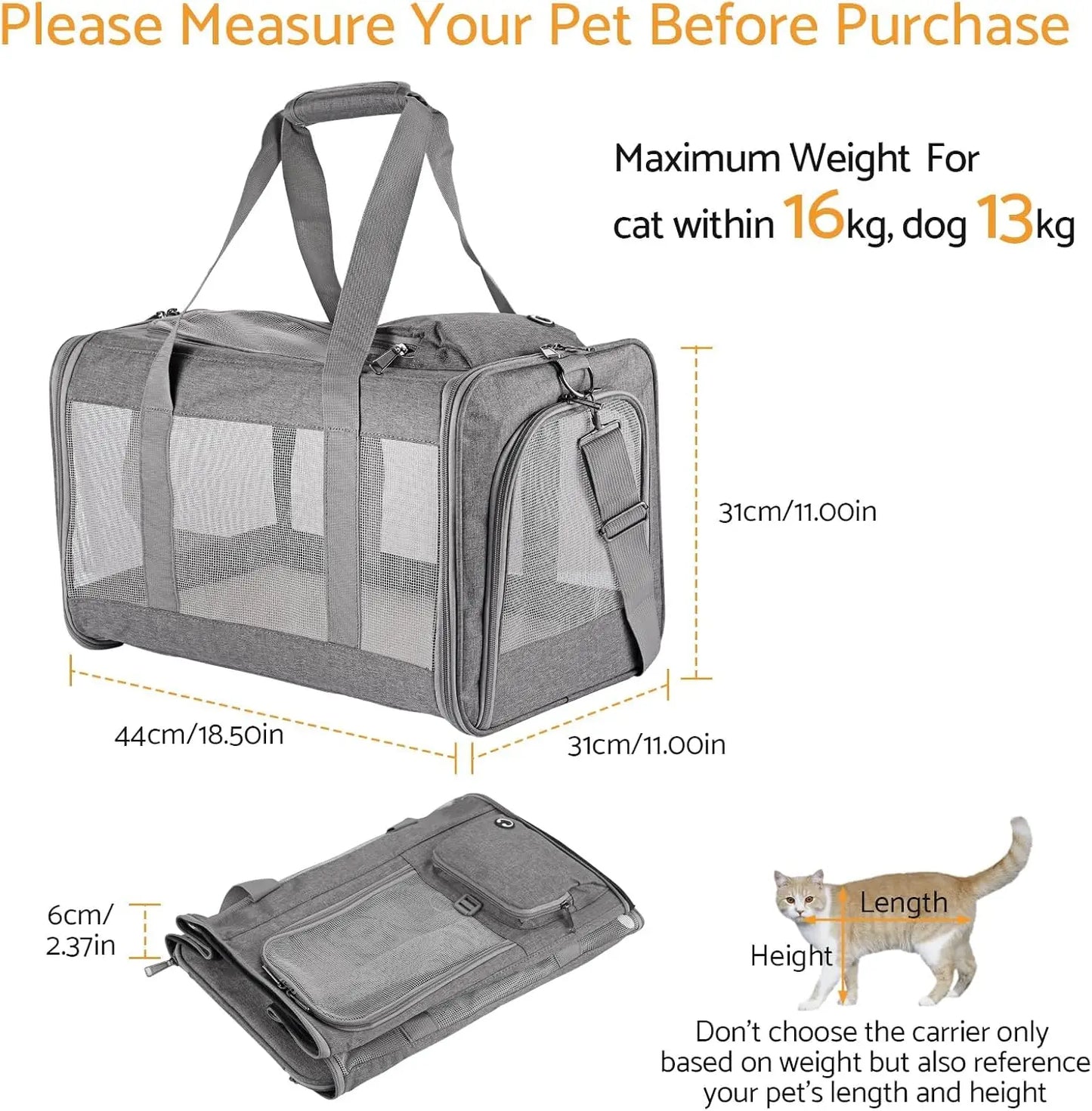 Airline Approved Pet Carrier.