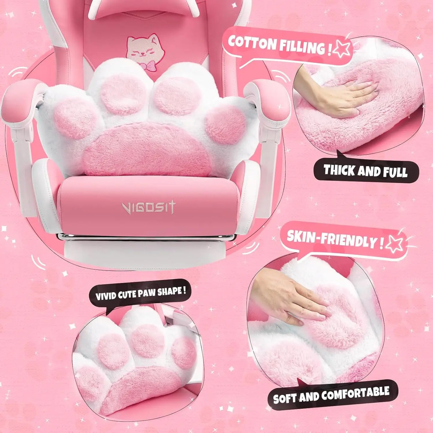 Pink Gaming Chair.
