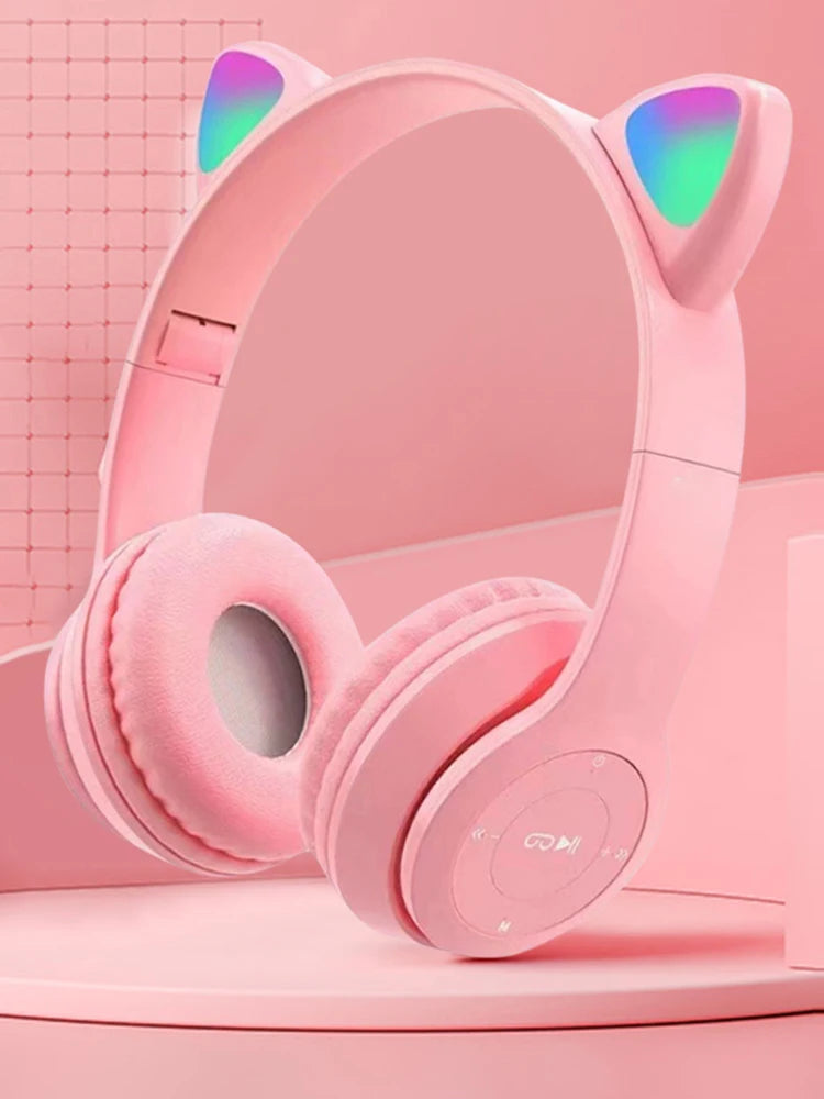 Wireless Headphones Cat Ear.