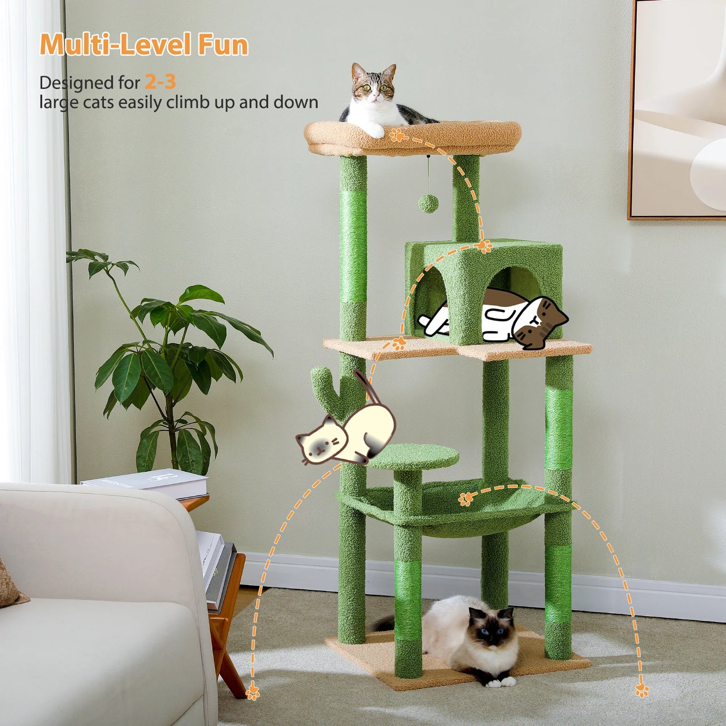 Cactus Cat Tree Tower.