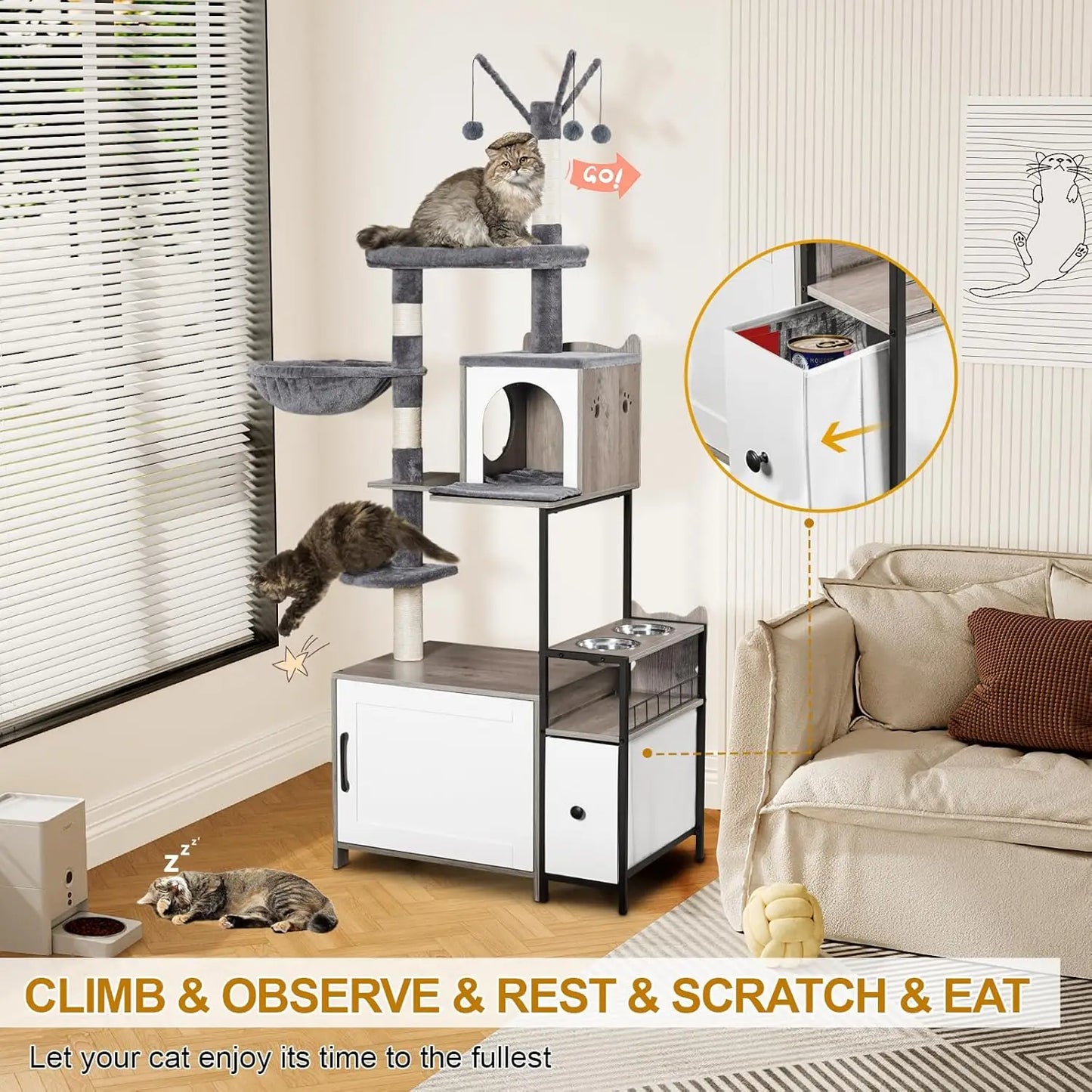 Modern Cat Tower.