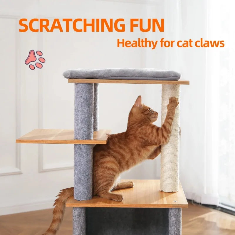 Wooden Cat Tree.