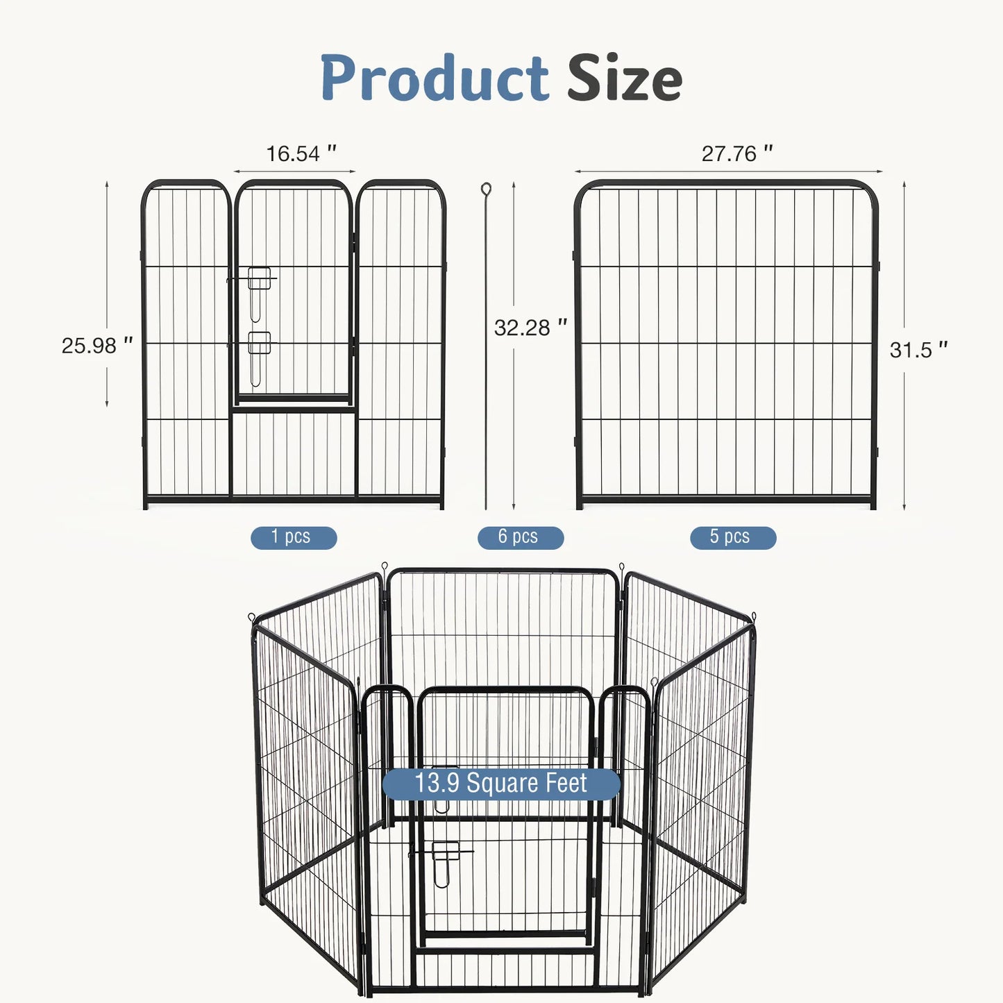 Metal Dog Playpen.