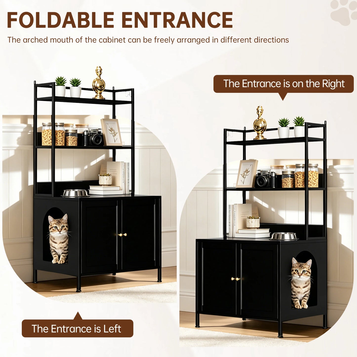 Tall Metal Cat Litter Box Enclosure.