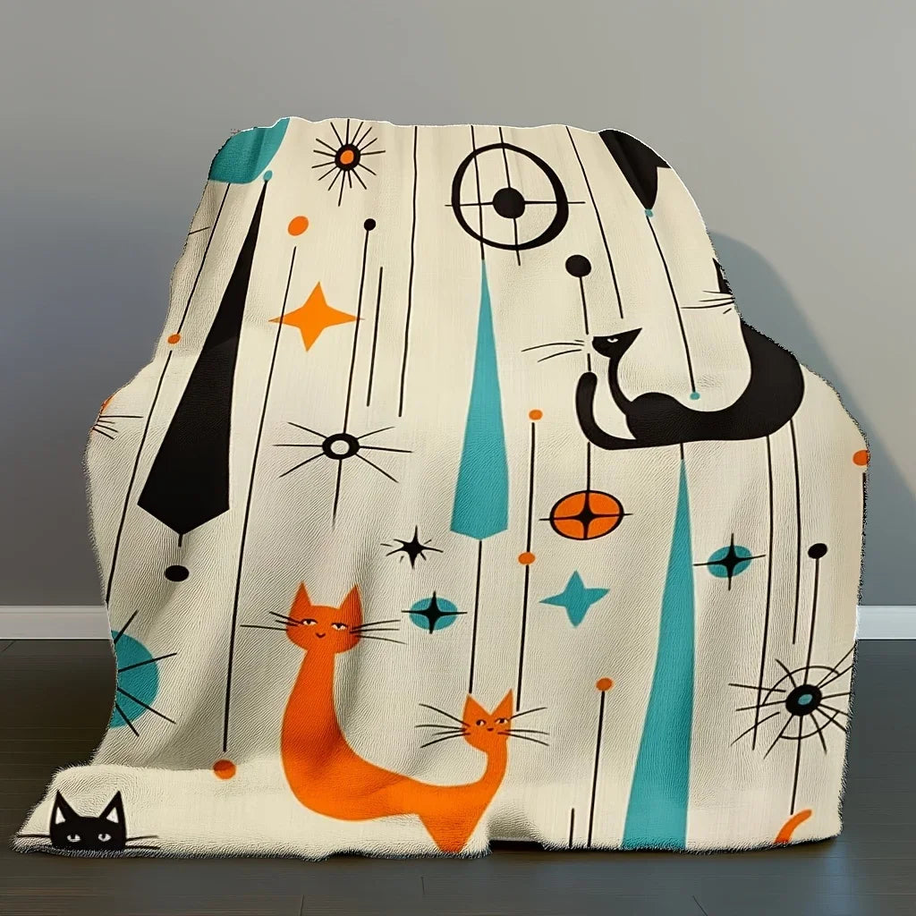 Cat Flannel Blanket.