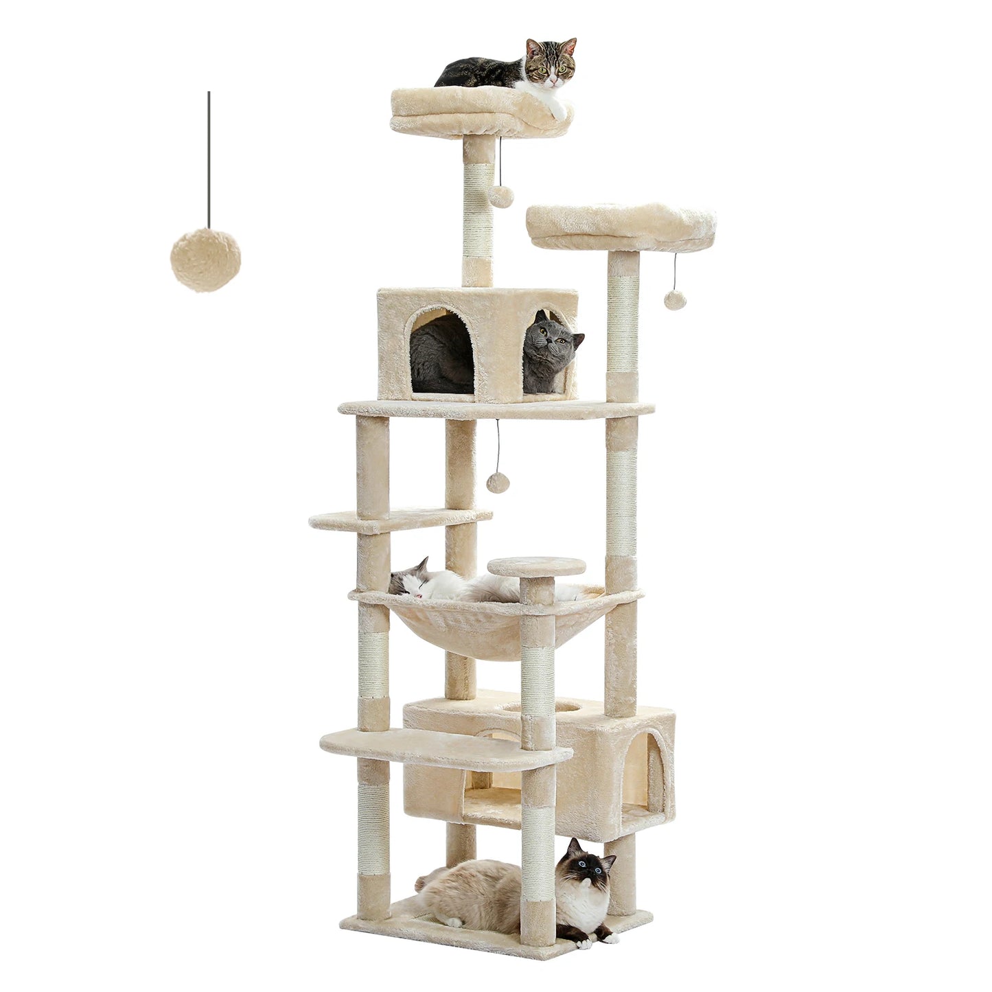 Large Cat Tree and Tower for Indoor Cats.