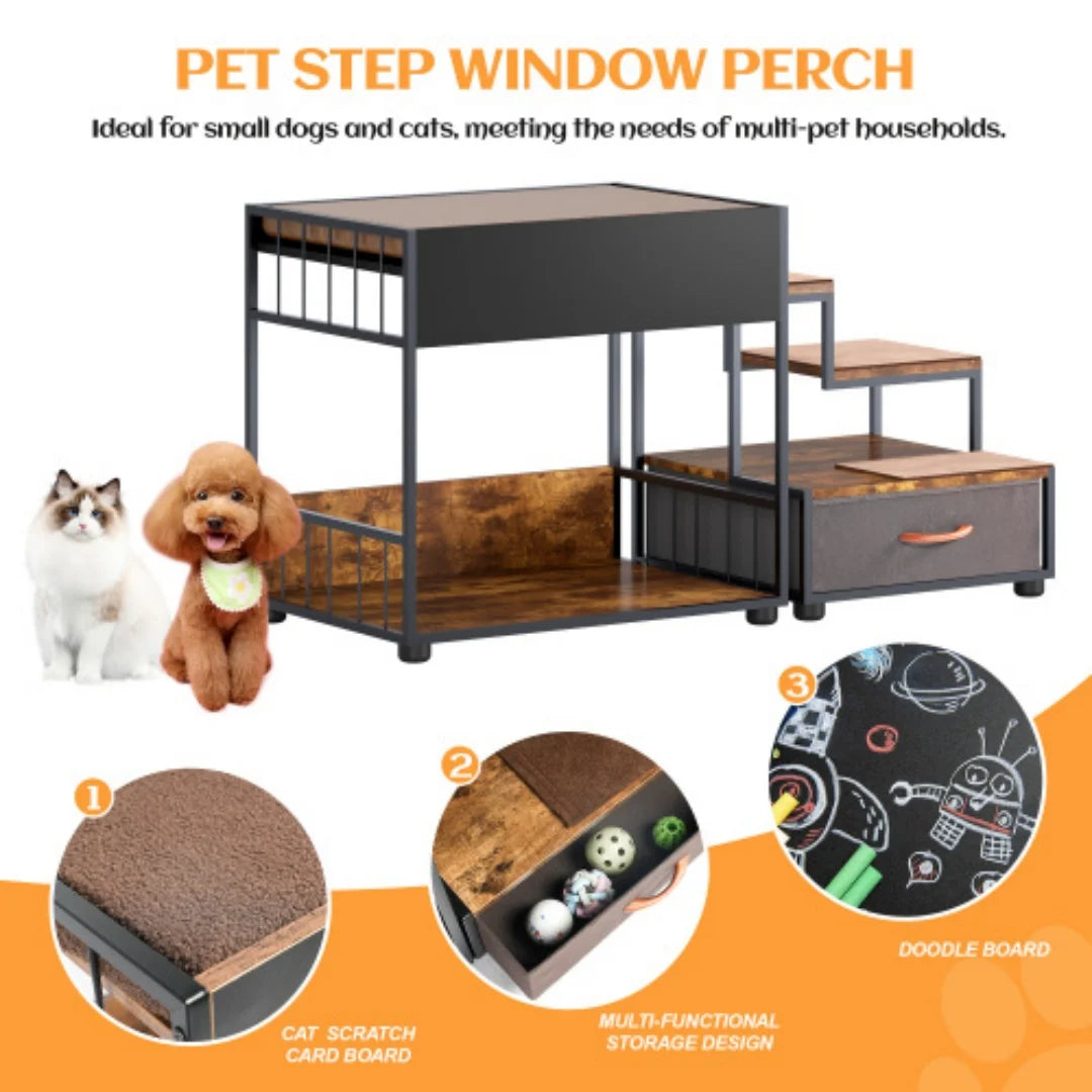 Multi-Level Dog Bunk Bed.