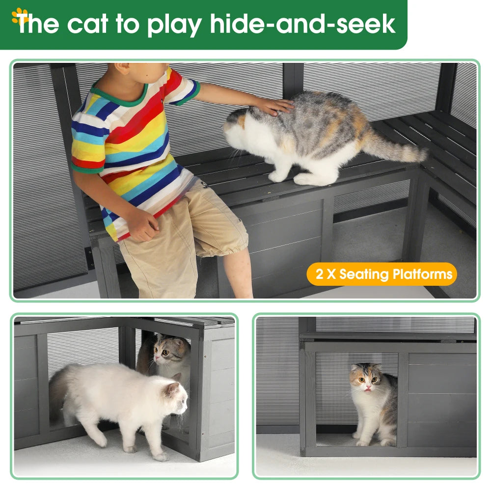 Luxury Cat Cage.