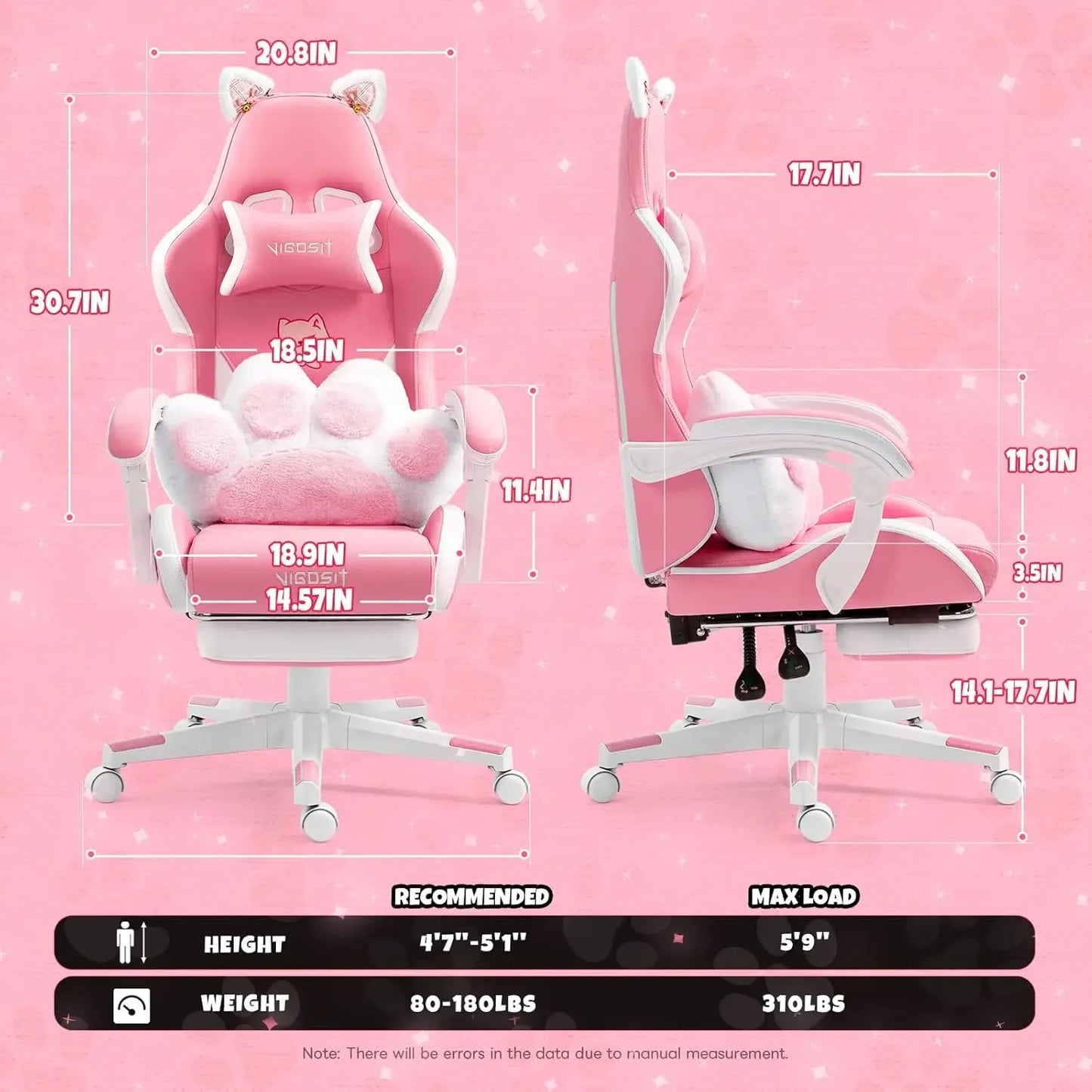 Pink Gaming Chair.