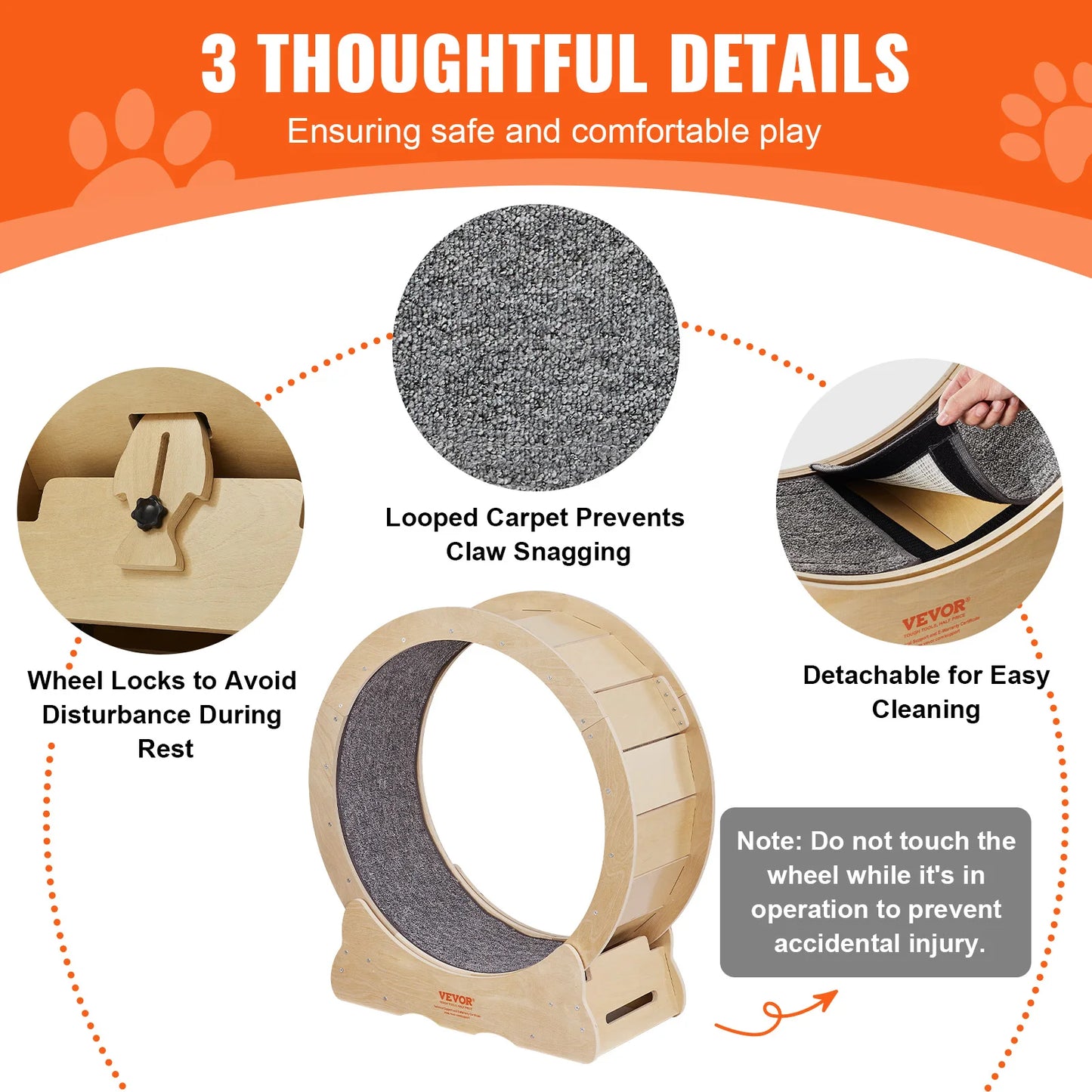 VEVOR Cat Exercise Wheel.