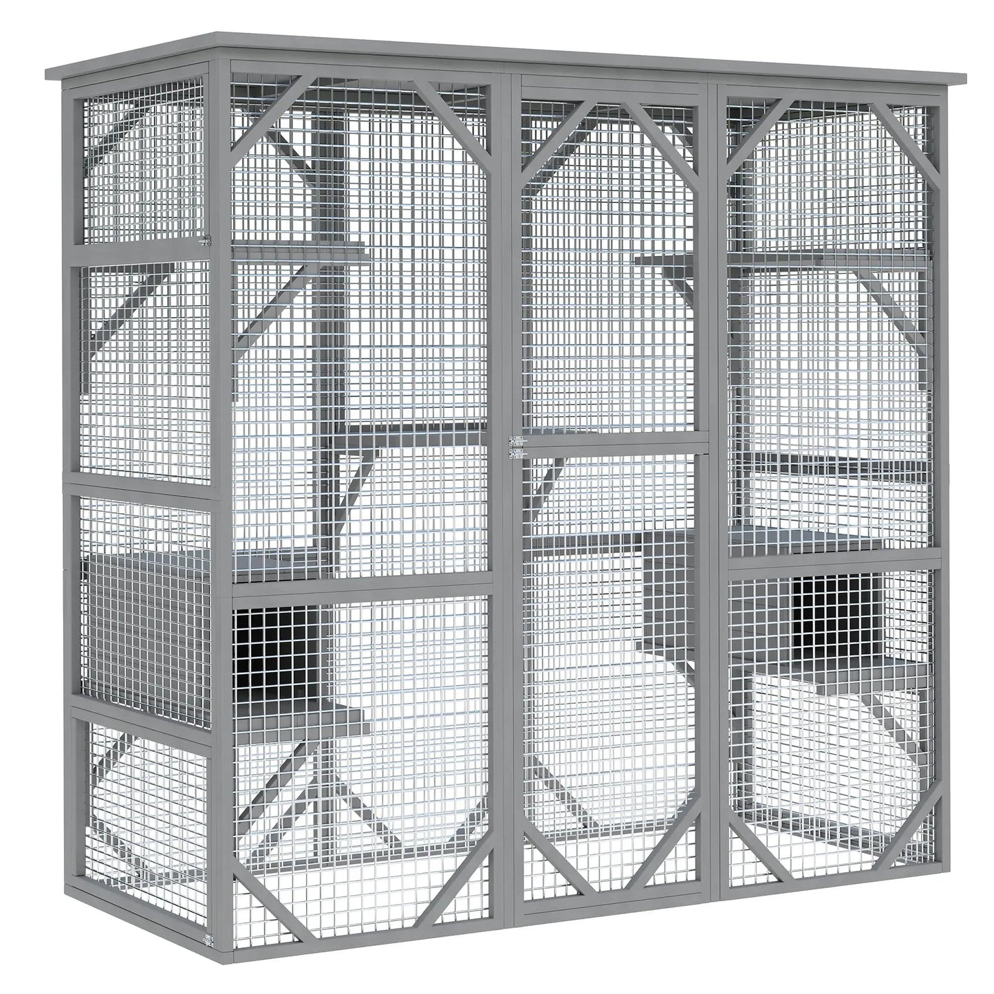 Extra Large Walk-in Catio.